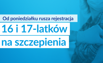 Ruszają szczepienia nastolatków. Trwa rejestracja młodzieży w wieku 16 i 17 lat!