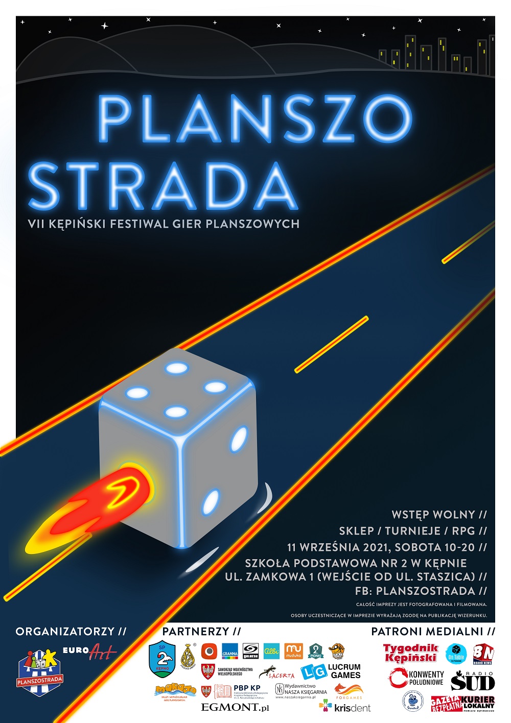 Plakat Festiwalu Gier Planszowych