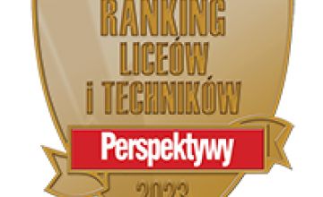 275 miejsce w Polsce w Rankingu Najlepszych Liceów Perspektywy 2023!