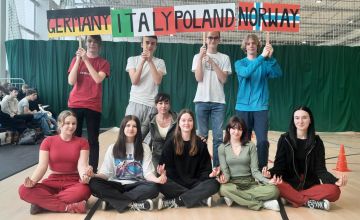Zdjęcie członków grupy Erasmus+