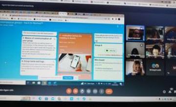 Spotkanie online grupy Erasmus+