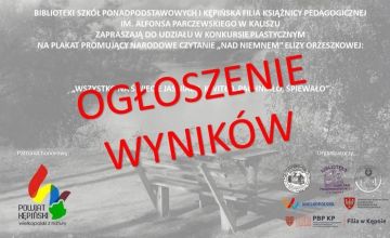 Ogłoszenie wyników konkursu plastycznego