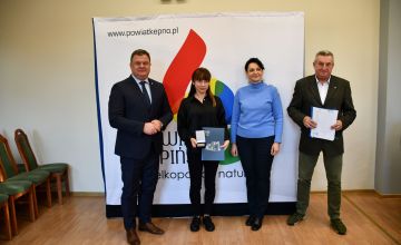 Wyróżnione osoby podczas uroczystości