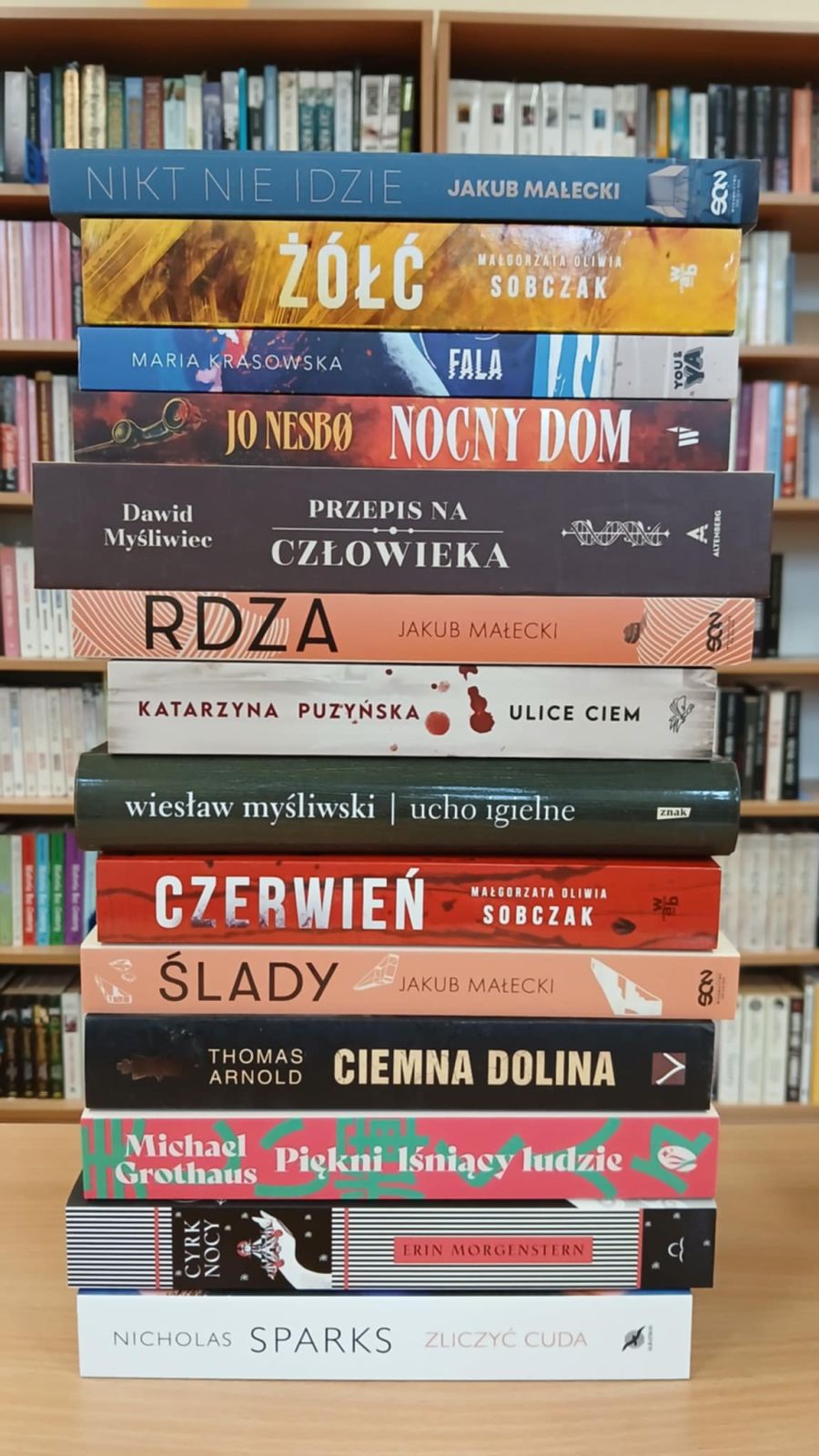 Nowości książkowe w bibliotece 