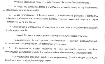 Program Działania Stowarzyszenia