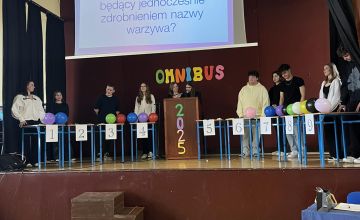 Hubert Kozica z kl. 3b 0MNIBUSEM szkoły!