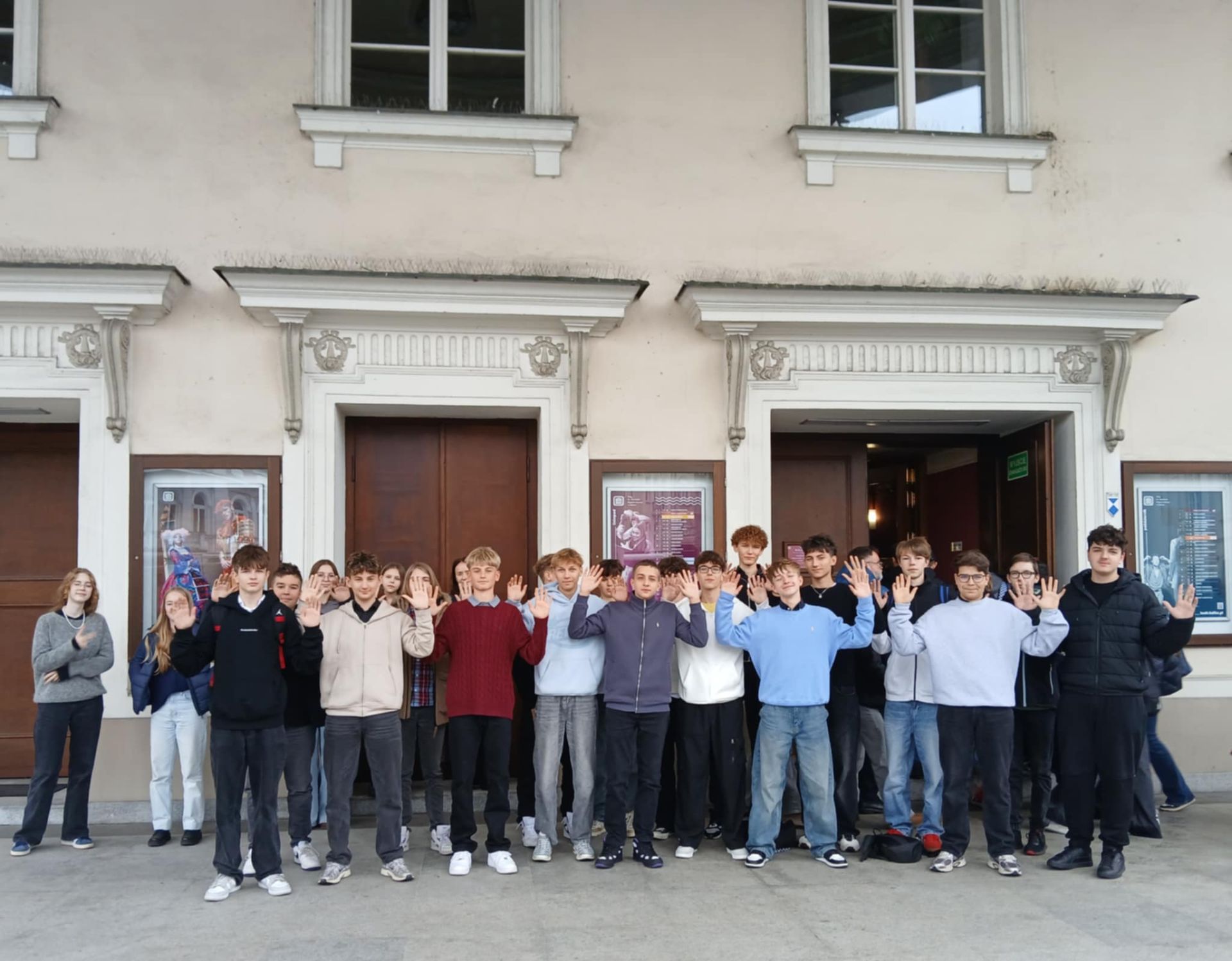 IA i ID na spektaklu w kaliskim teatrze