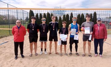 Nasi reprezentanci Mistrzami Powiatu w Siatkówce Plażowej