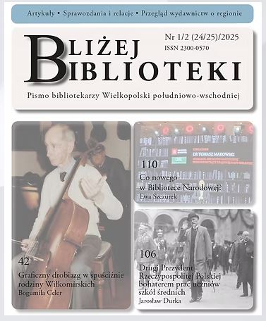 Okładka "Bliżej Biblioteki"