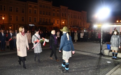 Reprezentacja naszego liceum podczas uroczystości (5)
