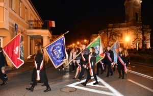 Reprezentacja naszego liceum podczas uroczystości (2)