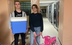 Nasi uczniowie podczas "Dnia bez plecaka" (5)