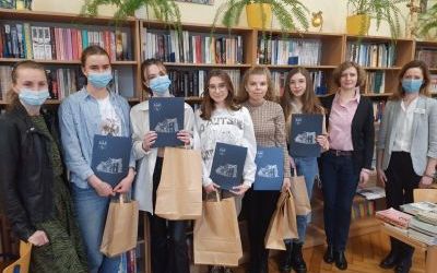 Uczestnicy podczas uroczystego podsumowania konkursu