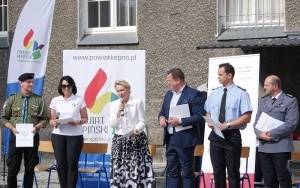 Fragment koncertu Izabeli Dąbrowskiej z klasy IV B